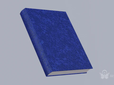 Simple Book 3D Model
