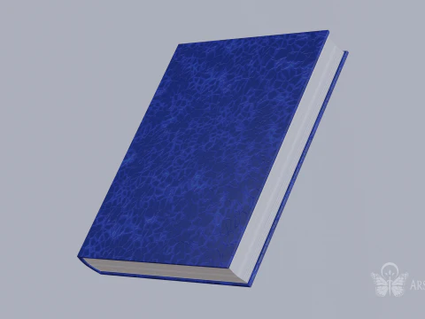 Simple Book 3D Model