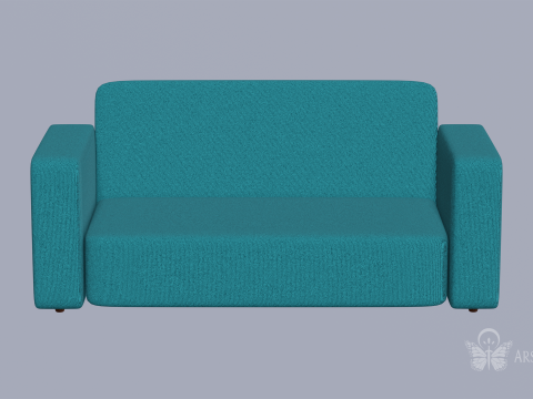 Simple Sofa 3D Модель
