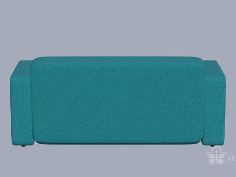 Sof&aacute; sencillo Modelo 3D