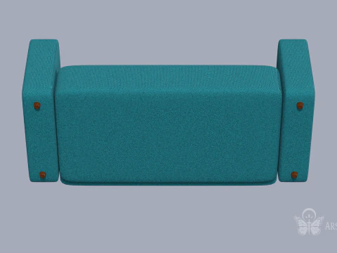 Sof&aacute; sencillo Modelo 3D