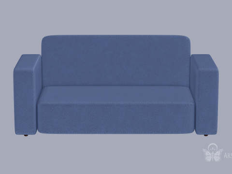 Simple Sofa Modelo 3D