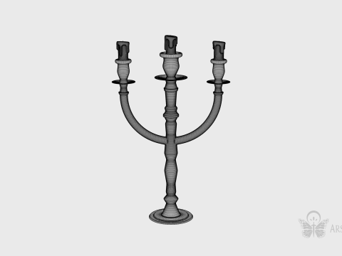 Candelabra 3D Model