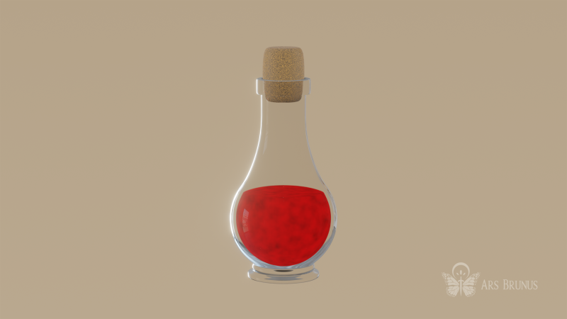 Potion Bottle Modello 3D .c4d .max .obj .3ds .fbx .stl .blend 