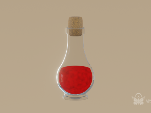 Potion Bottle 3D मॉडल