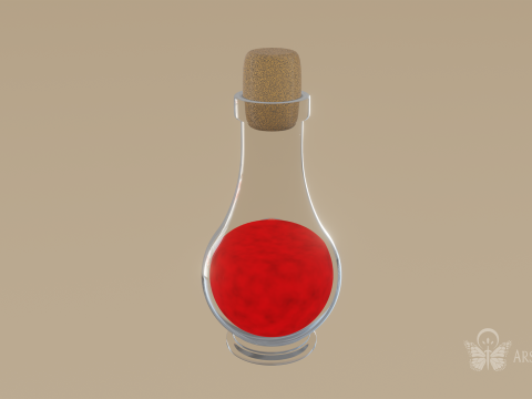 Potion Bottle Modello 3D