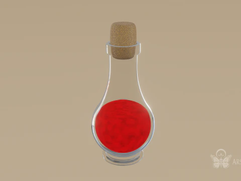 Potion Bottle 3D Model