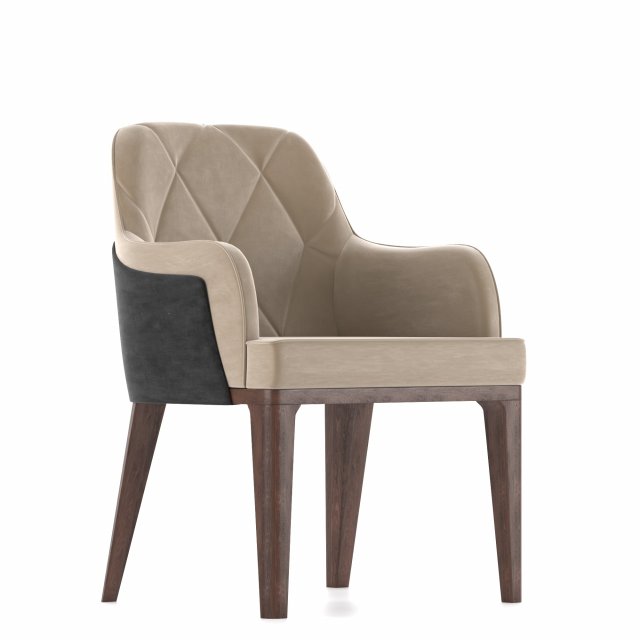 Grill Armchair Model 3D .c4d .max .obj .3ds .fbx .stl .blend 