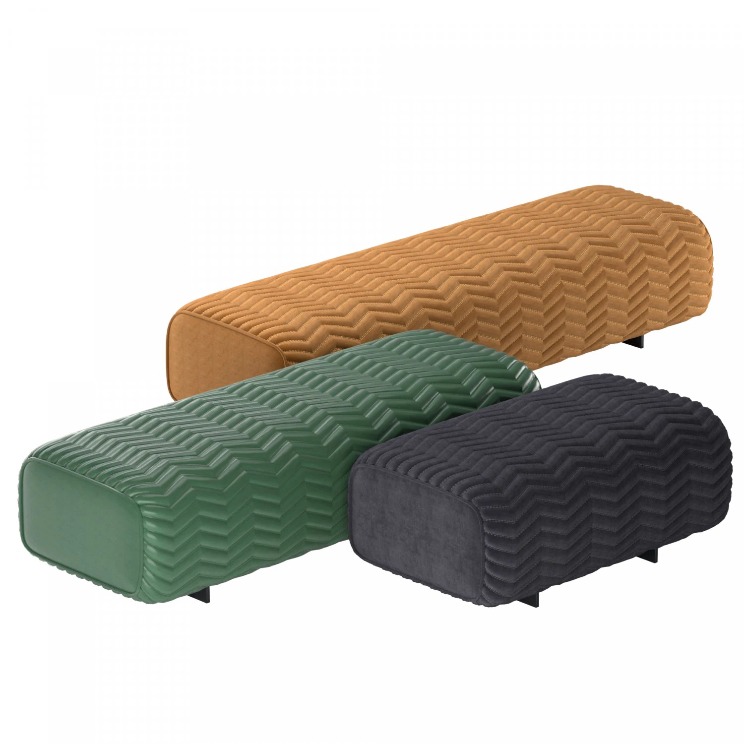 Quincy Sofa 3D Model .c4d .max .obj .3ds .fbx .stl .blend 