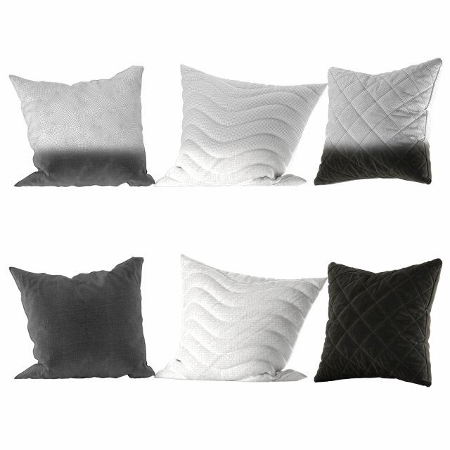 Pillow 3D Model .c4d .max .obj .3ds .fbx .stl .blend 