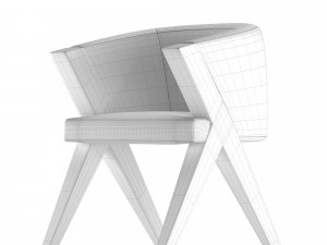 Zara Home Armchair Model 3D