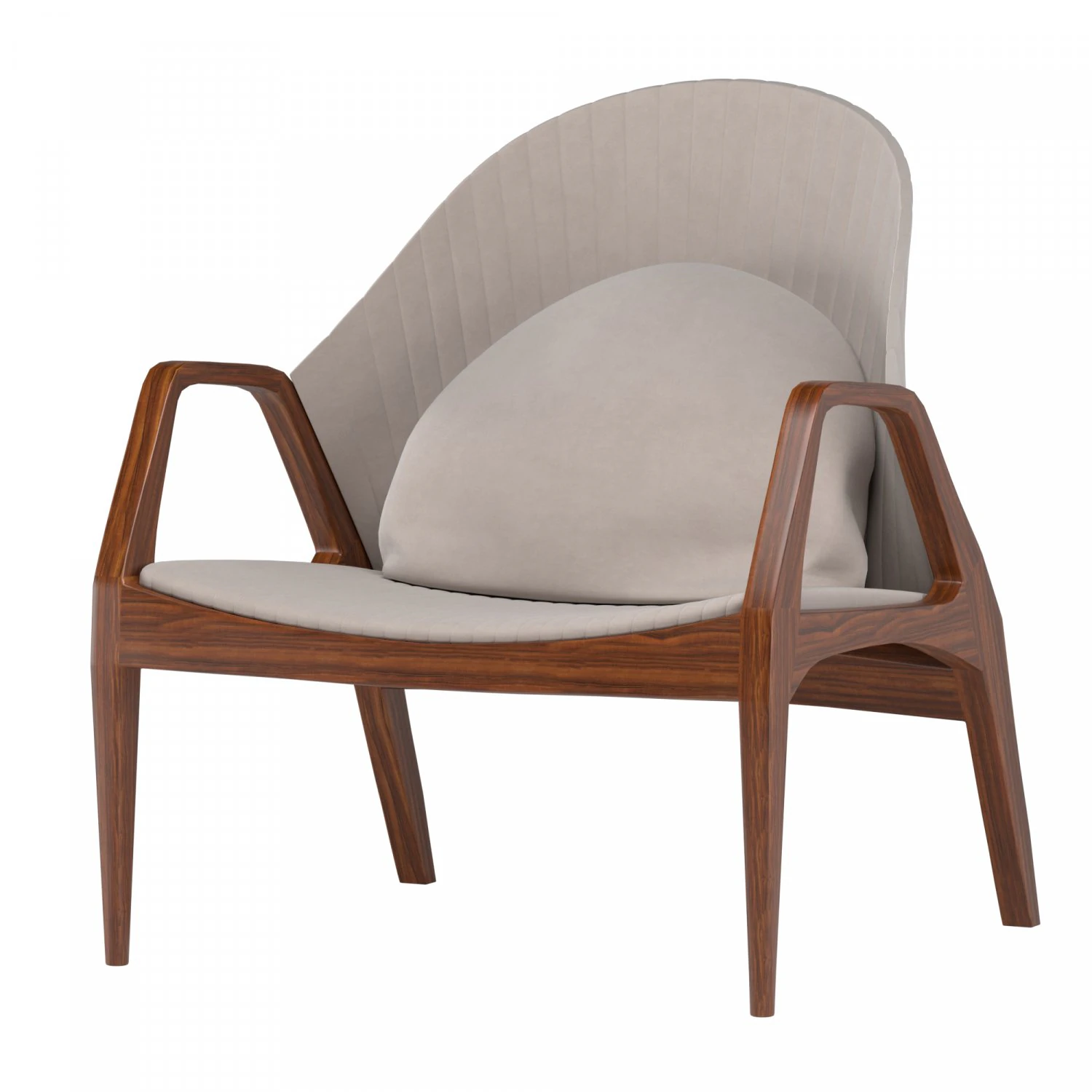 Poltrona Luisa 3D Model .c4d .max .obj .3ds .fbx .stl .blend 