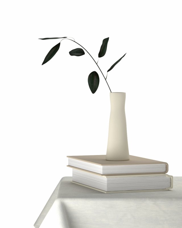 Vase of flowers Model 3D .c4d .max .obj .3ds .fbx .stl .blend 