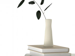 फूलों का फूलदान 3D मॉडल