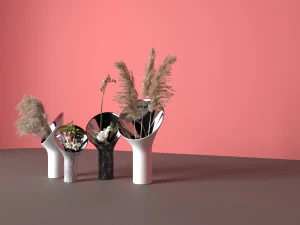 छोटा फूलदान 3D मॉडल