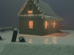 Snow house 3D-Modell