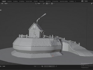 Snow house Model 3D