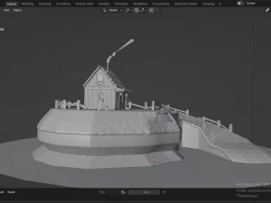 Maison de neige Modèle 3D