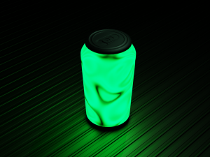 A jar with a strange substance 3D Model