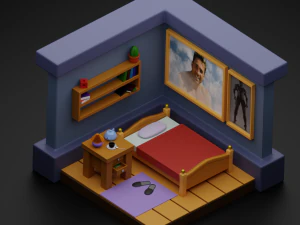 夢の部屋 3Dモデル