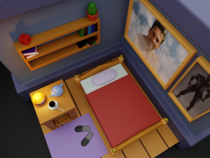 The dream room 3D मॉडल