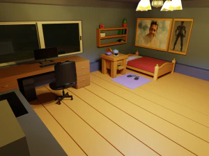 Chambre de r&ecirc;ve compl&egrave;te Modèle 3D