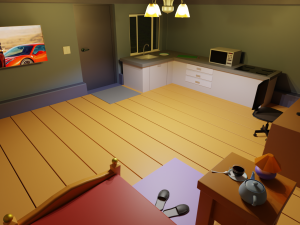 Full Dream Room 3D मॉडल