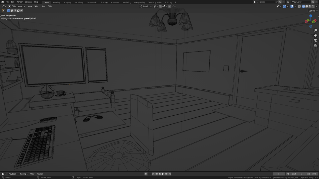 Full Dream Room 3D Модель In Спальня 3DExport
