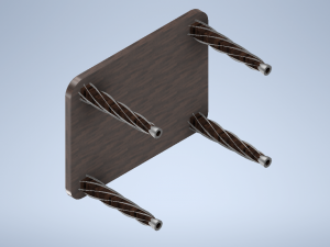 Table With Detailed Legs 3D Model