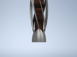 Table With Detailed Legs 3D Model