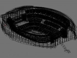 ATT Stadium 3D Model