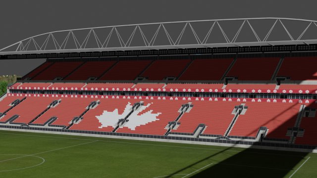 BMO Field Modello 3D .c4d .max .obj .3ds .fbx .stl .blend 