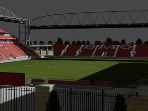 BMO Field Modello 3D
