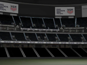 Ceasars Superdome 3D Model