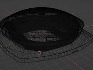 Ceasars Superdome 3D Model