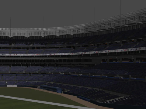 Стадион Янки 3D Модель