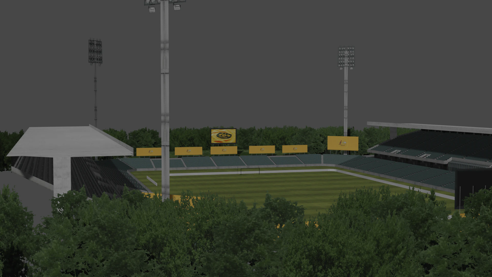 Parramatta Stadium 3D Model .c4d .max .obj .3ds .fbx .stl .blend 