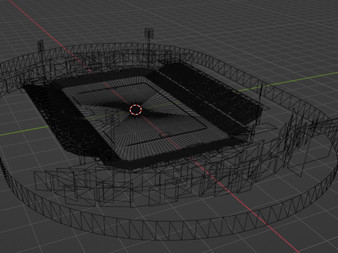 Parramatta Stadium Modèle 3D