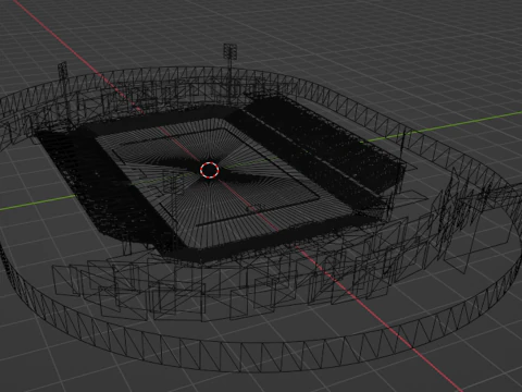 Parramatta Stadium 3D Model