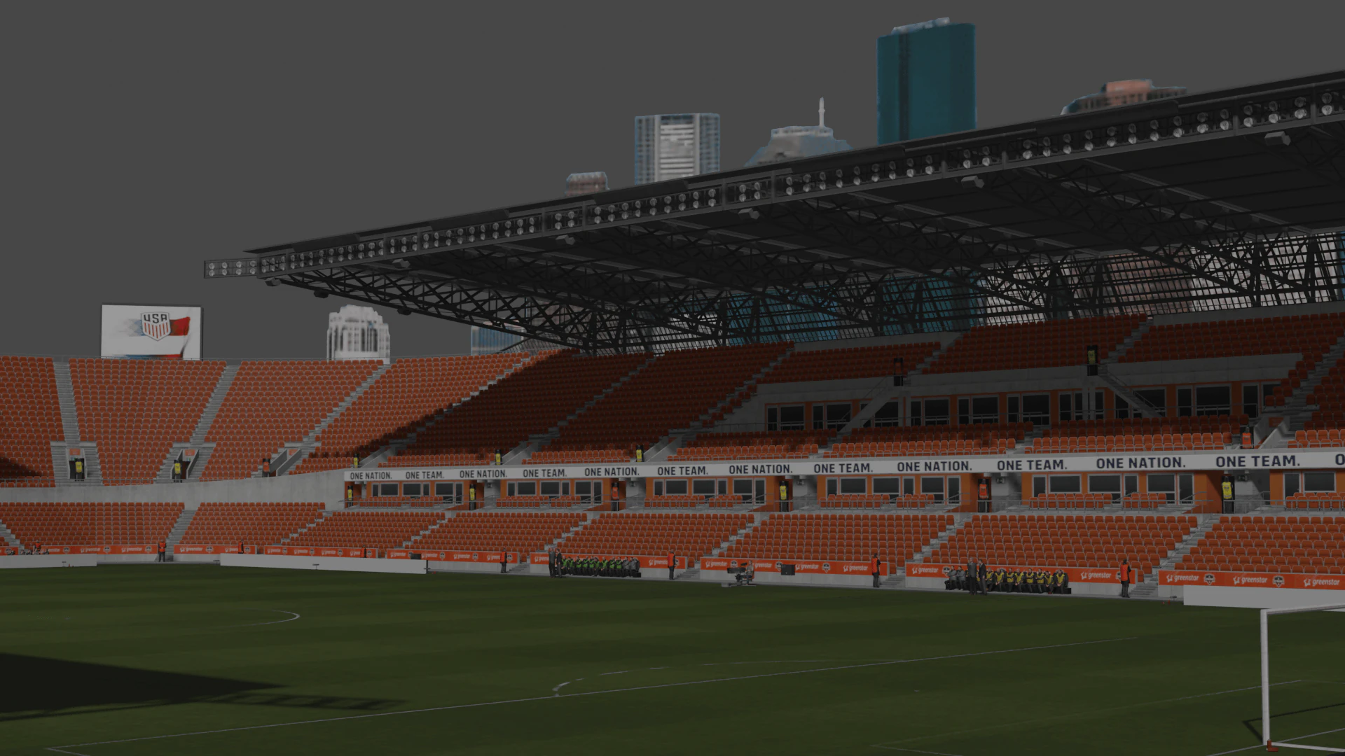 Houston Dynamo Stadium 3D Model .c4d .max .obj .3ds .fbx .stl .blend 
