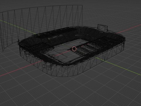Houston Dynamo Stadium 3D मॉडल