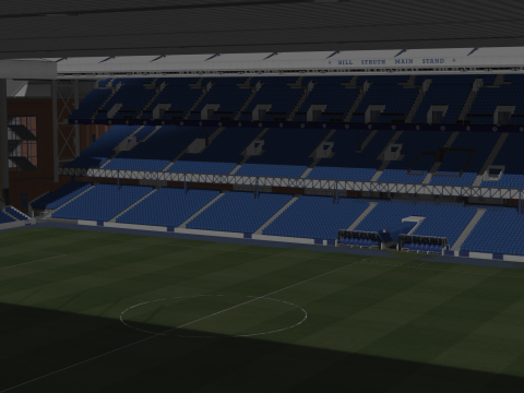 Ibrox Stadium 3Dモデル