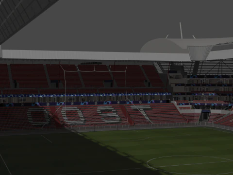 Philips PSV Stadion 3D Model