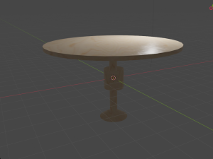 Low-poly table 3D Модель