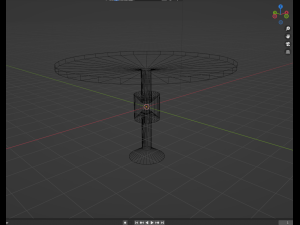 Low-poly table 3D Model