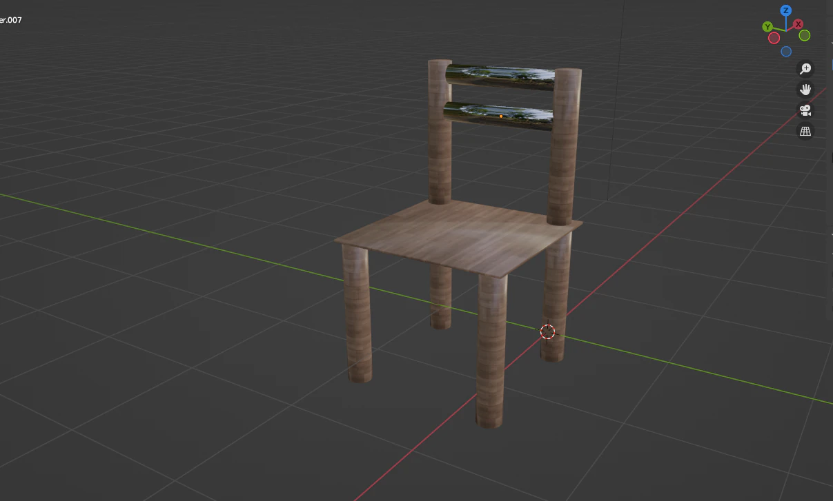 Chair 3D Model .c4d .max .obj .3ds .fbx .stl .blend 