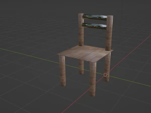 Стул 3D Модель