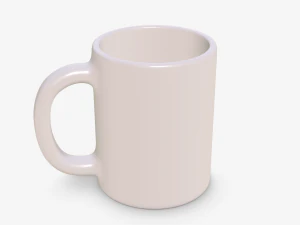 Caneca de caf&eacute; Modelo 3D