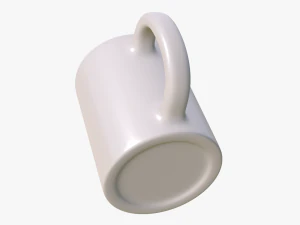 Caneca de caf&eacute; Modelo 3D