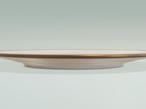 Round Dinner Plate 3D Print Model